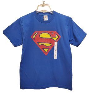 NWT Boy's Super Man Short Sleeve T-Shirt Size M